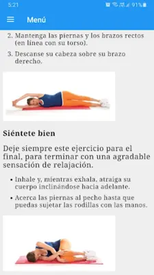 Ejercicios de flexibilidad android App screenshot 2